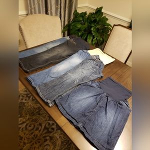 Lot of Maternity Clothes, Jean Capris and Skirt